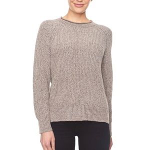 Ellen Tracy Gently Used Roll Neck Hi Low Sweater